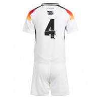 Maglie da calcio Germania Jonathan Tah #4 Prima Maglia Bambino Europei 2024 Manica Corta (+ Pantaloni corti)